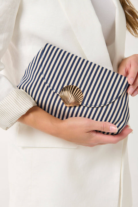 KAIA CLUTCH: IVORY