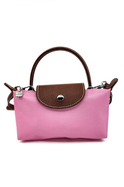 MiMi Wholesale-Nylon Mini Crossbody Bag-Pink Dot Styles