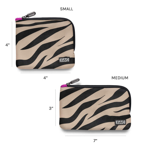 Kusshi-Kusshi Neoprene On-the-Go Case: Leopard-Pink Dot Styles