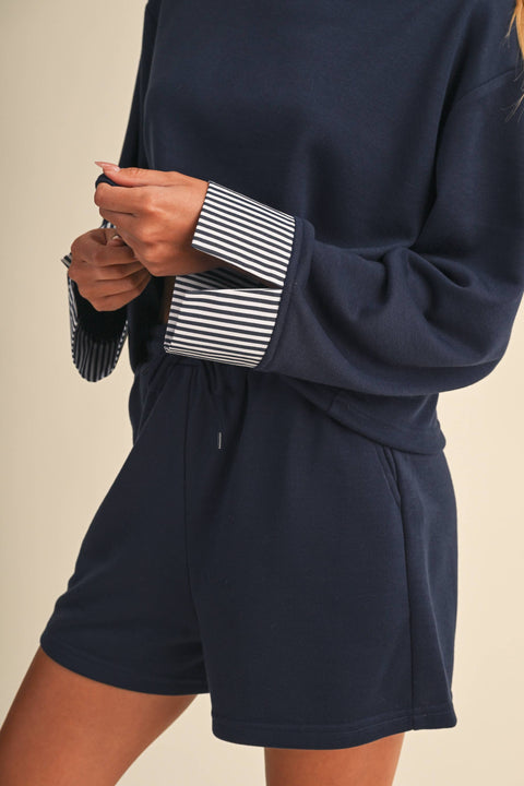 French Terry Sweatshirt & Short Set