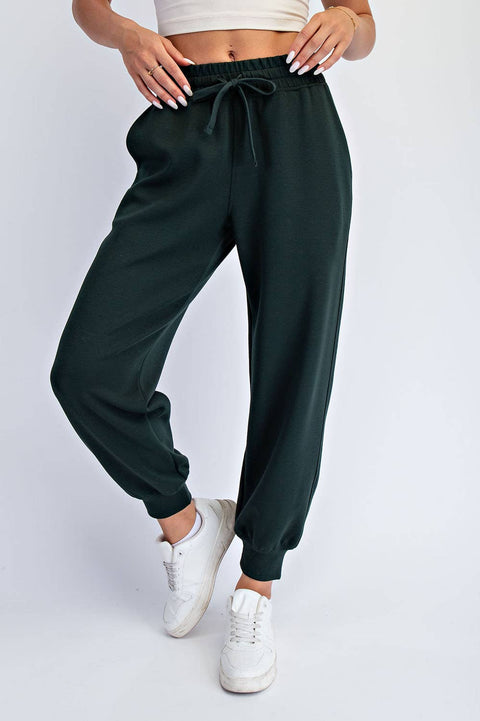 Modal Scuba Jogger Pants: Regency Green