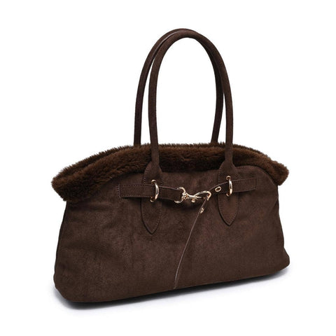 Tommy Faux Suede Satchel