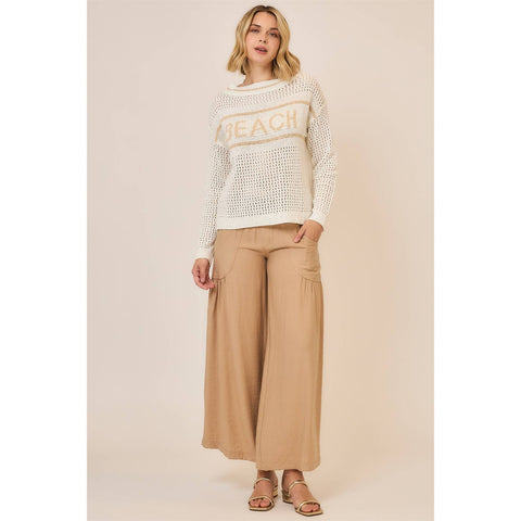 Knit BEACH Pullover Sweater