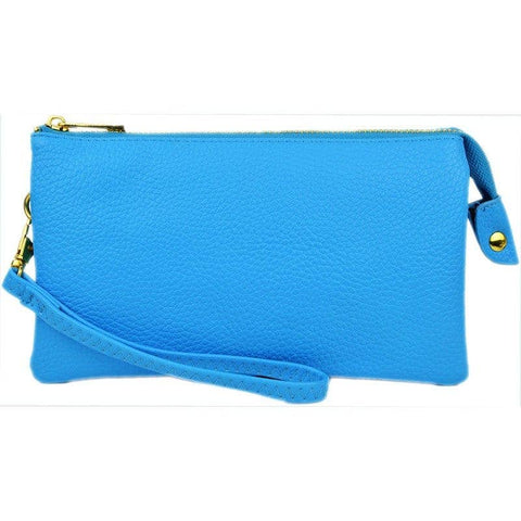 7013 Monogrammable Three Compartments Crossbody Bag: White