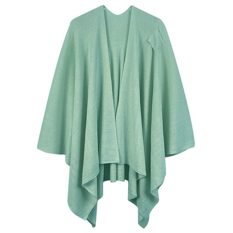 Shoulder Strap Solid Ruana Poncho: Spring Edition!