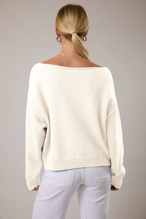 Boat Sweater: Ivory