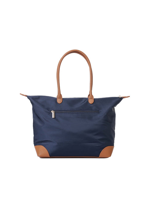Haute Shore-Sutton Tote I Sailor Navy-Pink Dot Styles