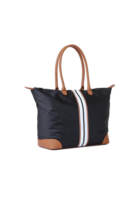 Haute Shore-Sutton Tote I Urban Black-Pink Dot Styles