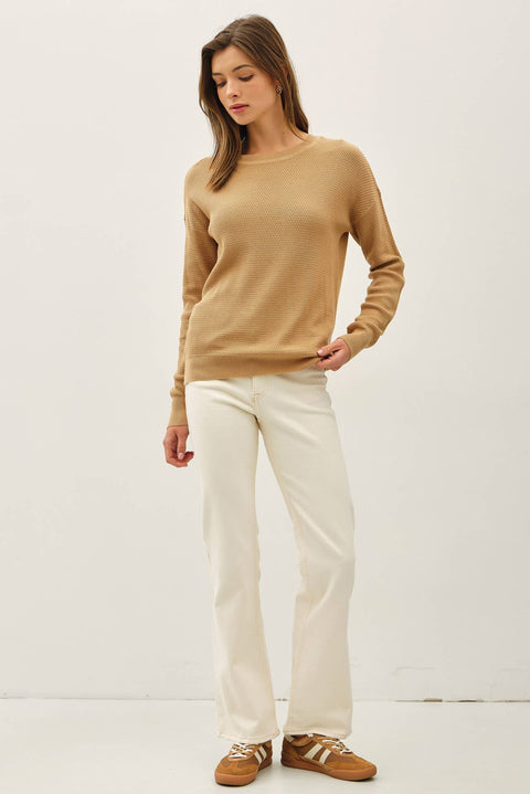 Crew Camel Sweater