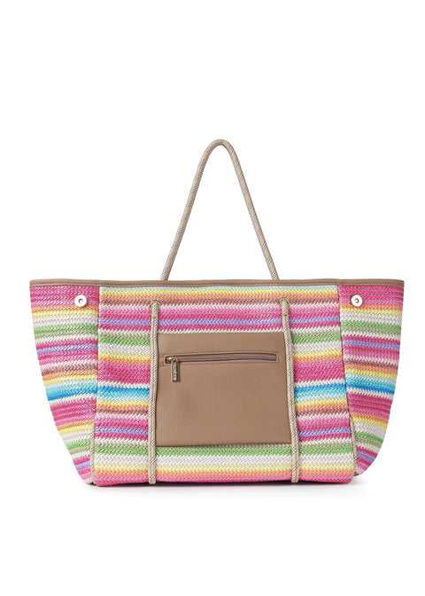 Greyson Paradise|  Raffia Tote