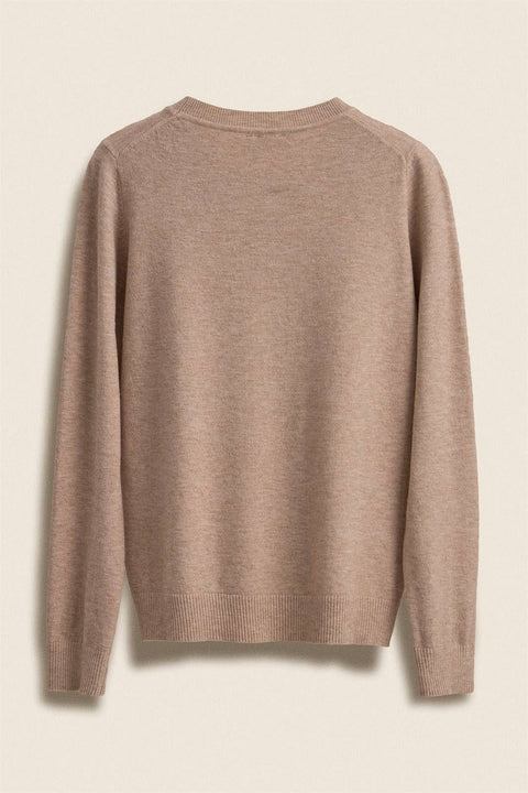 Mocha Crewneck Sweater