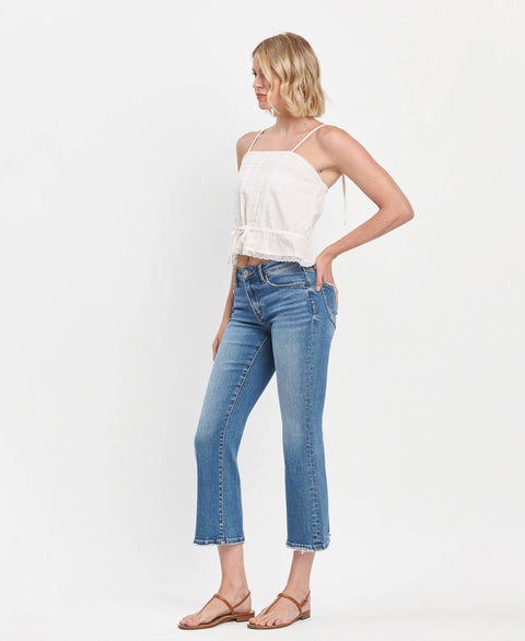 Loverlet Mid Rise Lick Flare Jeans