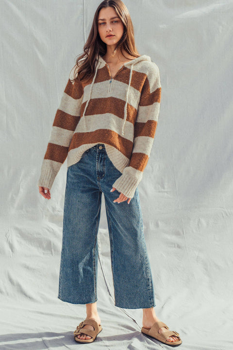 Relaxed Wide Leg Denim Jeans