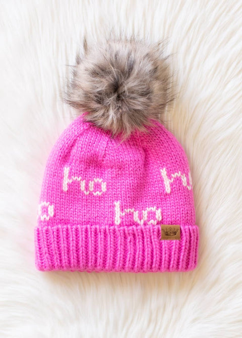 Holiday Pom Pom Hats
