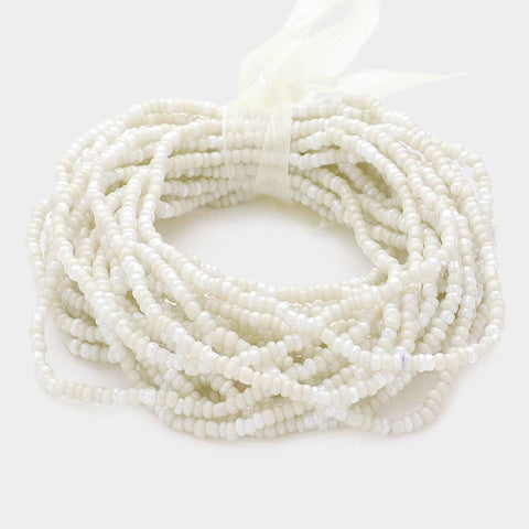 25PCS - Seed Beaded Stretch Bracelets
: Yellow