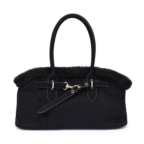 Tommy Faux Suede Satchel