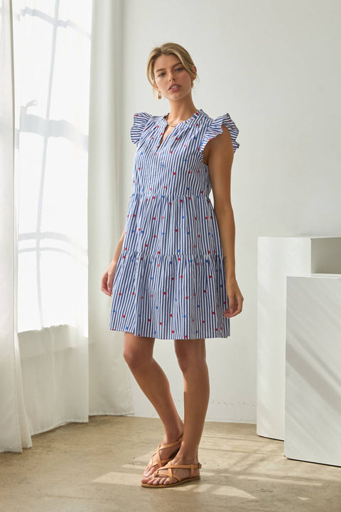 Star Striped Dress