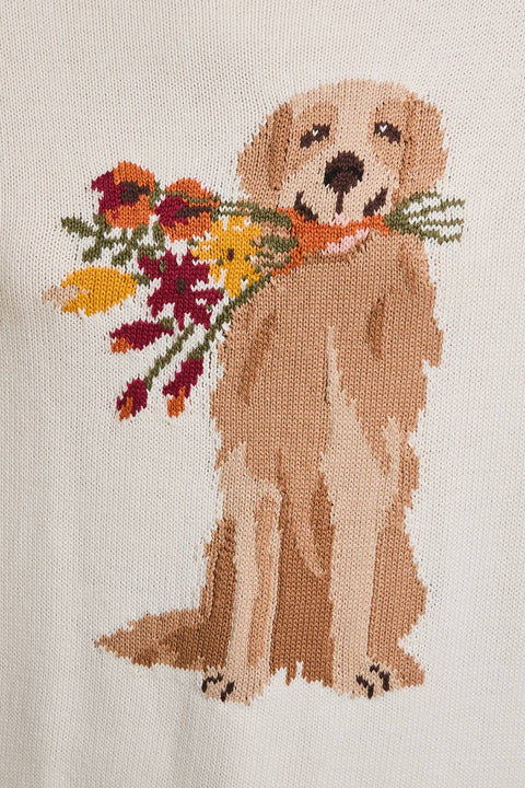 GILLI-Flower Dog Sweater-Pink Dot Styles
