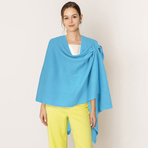 Shoulder Strap Solid Ruana Poncho: Spring Edition!