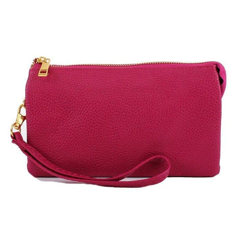 7013 Monogrammable Three Compartments Crossbody Bag: White