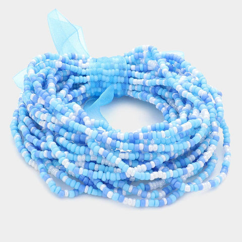 25PCS - Seed Beaded Stretch Bracelets
: Yellow