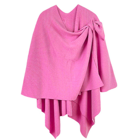 Shoulder Strap Solid Ruana Poncho: Spring Edition!