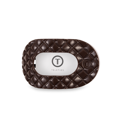 TELETIES-Flat Round Hair Clip | Medium-Pink Dot Styles