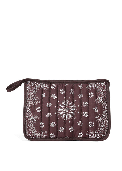 Beau Brown Bandana Pouch