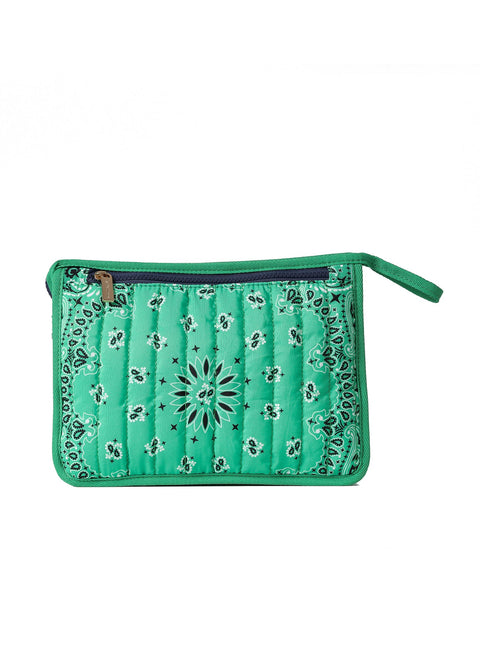 Beau Green Bandana Pouch