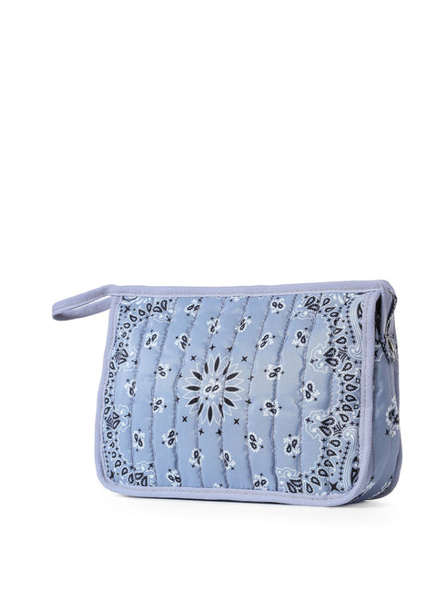Beau Light Blue Bandana Pouch