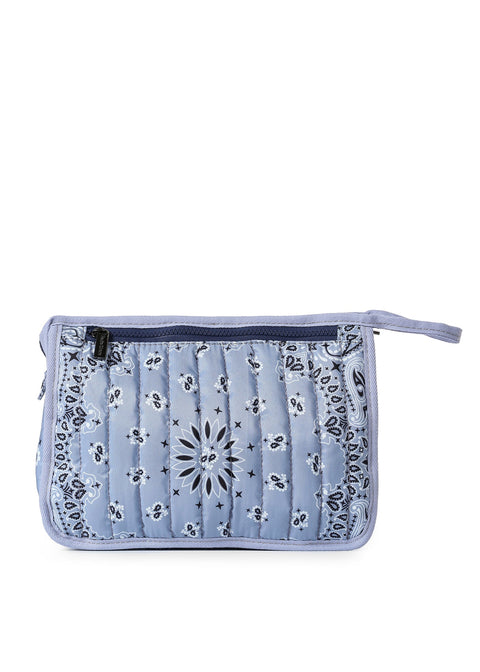 Beau Light Blue Bandana Pouch