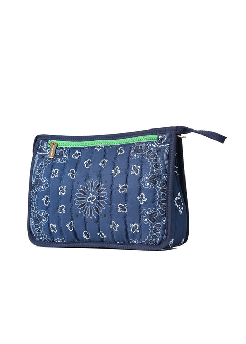 Beau Navy Bandana Pouch