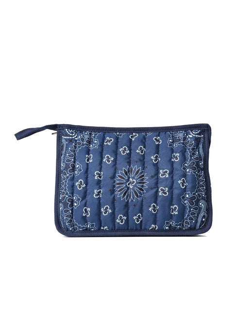 Beau Navy Bandana Pouch