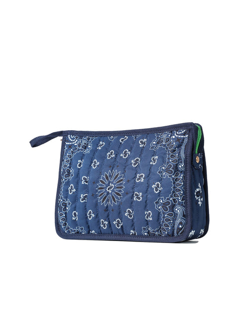 Beau Navy Bandana Pouch