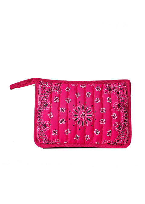Beau Pink Bandana Pouch