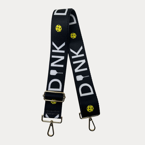 Black | Pickleball Dink Crossbody Strap