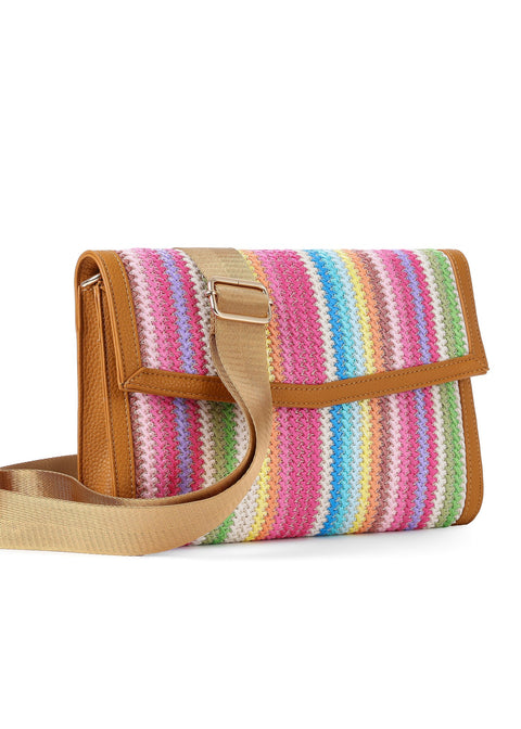 Beth Paradise I Raffia Clutch