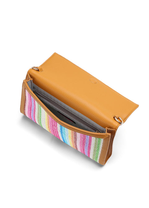 Beth Paradise I Raffia Clutch