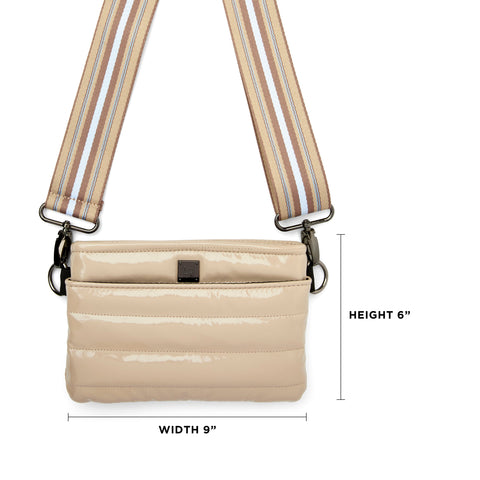 Bum Bag | Blonde Patent Crossbody / Belt Bag
