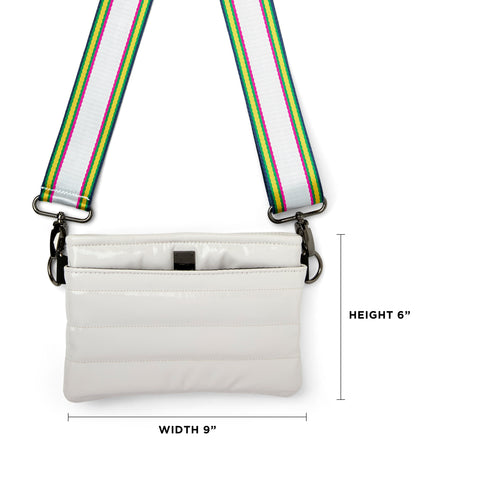 Bum Bag | Ivory Patent Crossbody / Belt Bag
