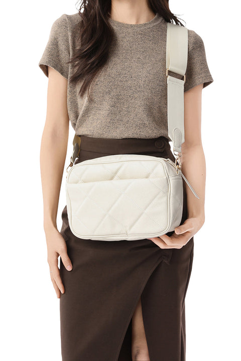 Haute Shore-Noa Vanilla I Cargo Camera Crossbody-Pink Dot Styles