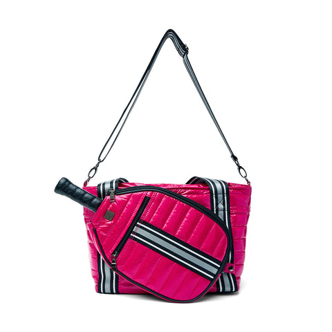 Think Royln-Ace of the Court | Fuschia Glossy Pickleball Bag-Pink Dot Styles
