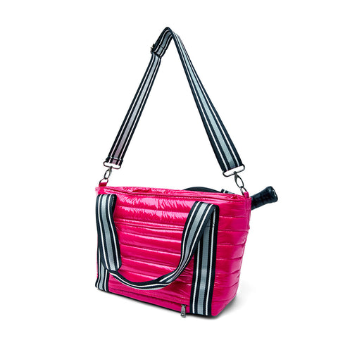 Think Royln-Ace of the Court | Fuschia Glossy Pickleball Bag-Pink Dot Styles
