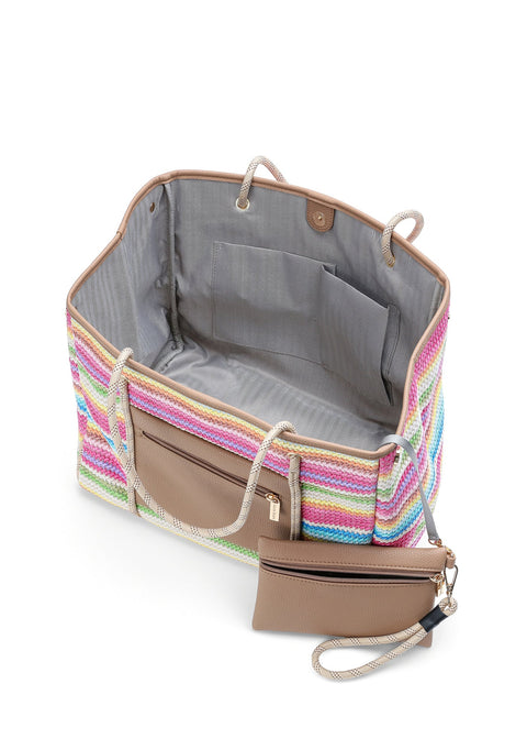 Greyson Paradise|  Raffia Tote