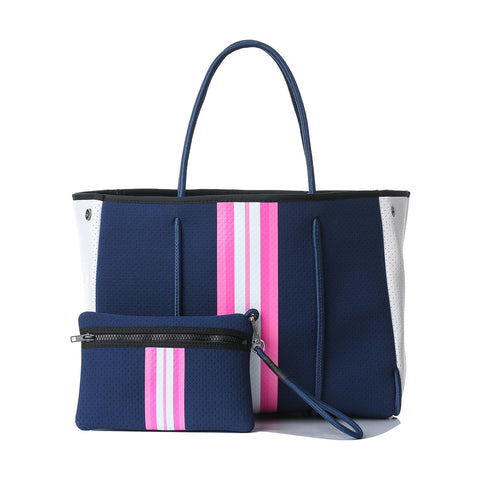 Haute Shore-Greyson Polo | Neoprene Tote (Pre-Order Ships 5/5)-Pink Dot Styles