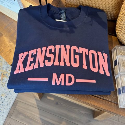 Fashion City-Town Favorite - Kensington MD Sweatshirt-Pink Dot Styles