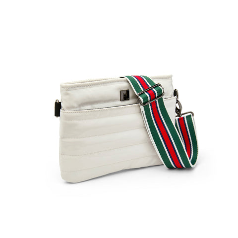 Bum Bag 2.0 | Ivory Patent Medium Crossbody / Belt Bag
