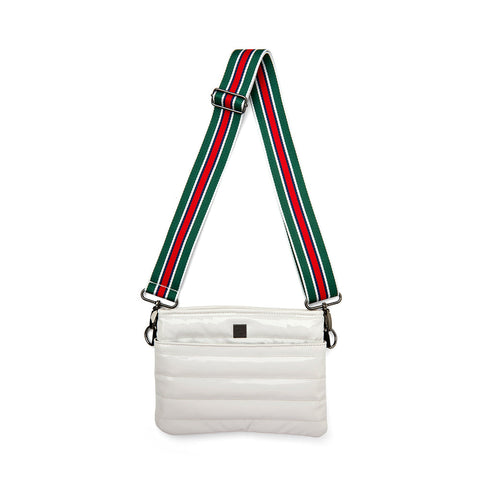 Bum Bag 2.0 | Ivory Patent Medium Crossbody / Belt Bag