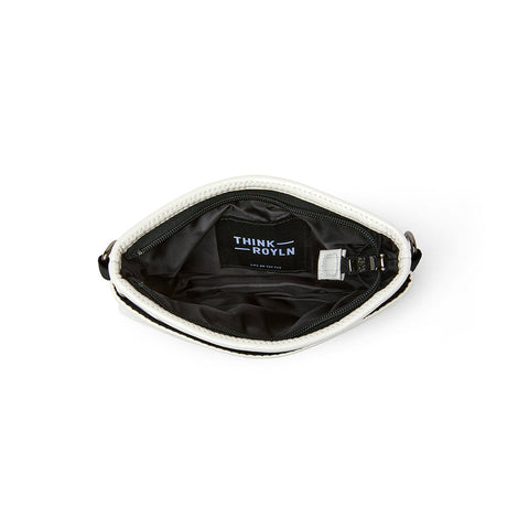 Bum Bag | Ivory Patent Crossbody / Belt Bag