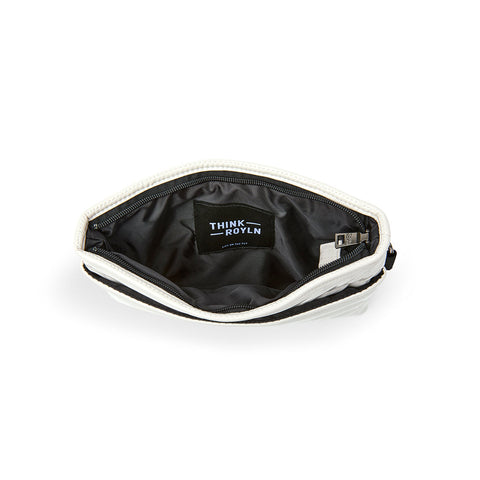 Bum Bag 2.0 | Ivory Patent Medium Crossbody / Belt Bag